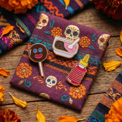 [BUNDLE] Mexican Candy Gold Plated Hard Enamel Pins