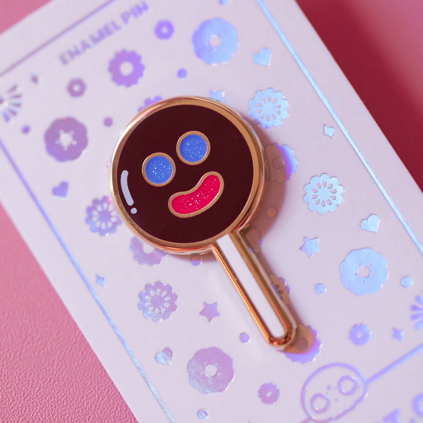 Paleta Payaso Gold Plated Hard Enamel Pin