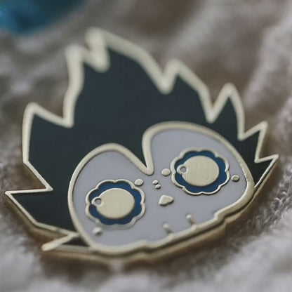 [BUNDLE] Goku + Vegeta Skull Gold Plated Hard Enamel Pins